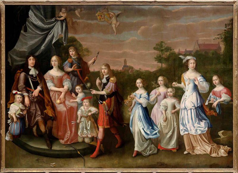 Famlilieportret Verhildersum